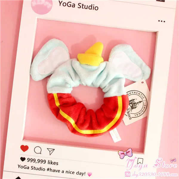 Disney Принцесса стежка детские заколки для волос кукла аксессуары для волос кольцо для волос девушка Винни резиновая повязка на голову круг ювелирные изделия