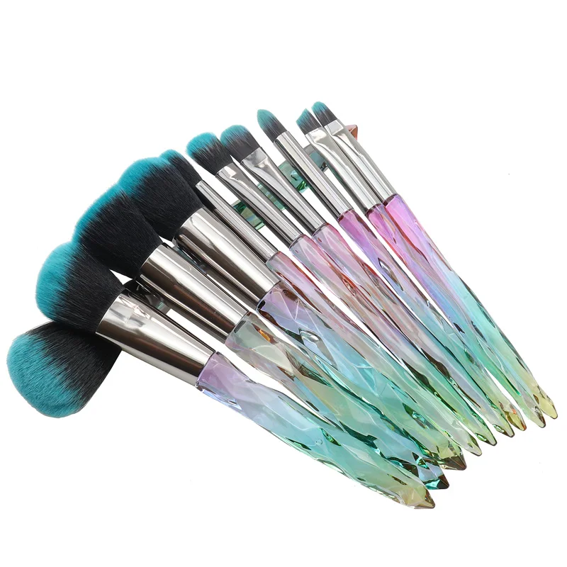 SinSo 5/10 шт. кисти для макияжа Кабуки набор кистей с деревянной нанесения основы