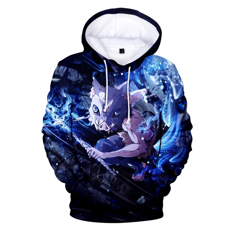 Cosplay Demon Slayer Kochou Shinobu Loose Style Sweatshirt 3D Hoodie Role Playing Kimetsu no Yaiba Agatsuma Zenitsu |
