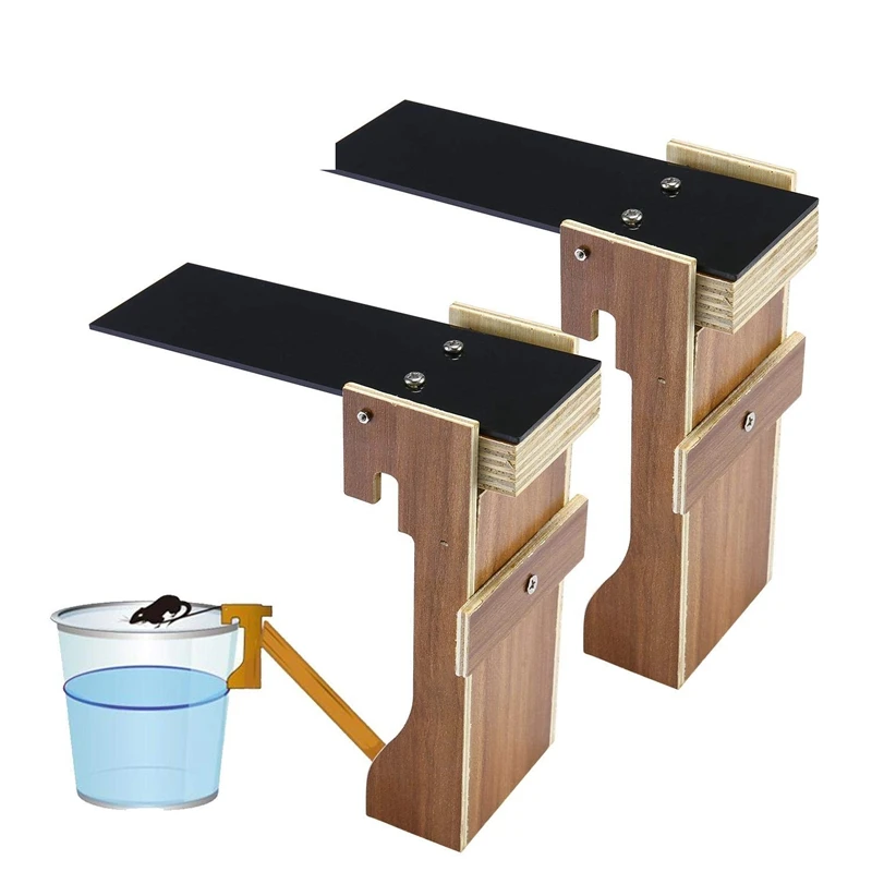 

Hot YO-2 Pack Walk The Plank Mouse Trap, Auto Reset Live Catch Rat Trap