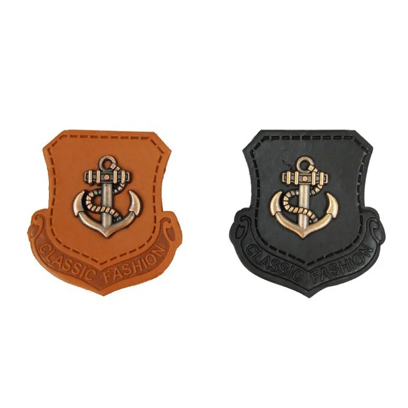 

Custom Leather Square Name Tags For Clothing DIY Sewing Crochet Labels With Branding Logo Handmade Knitted Items Patches