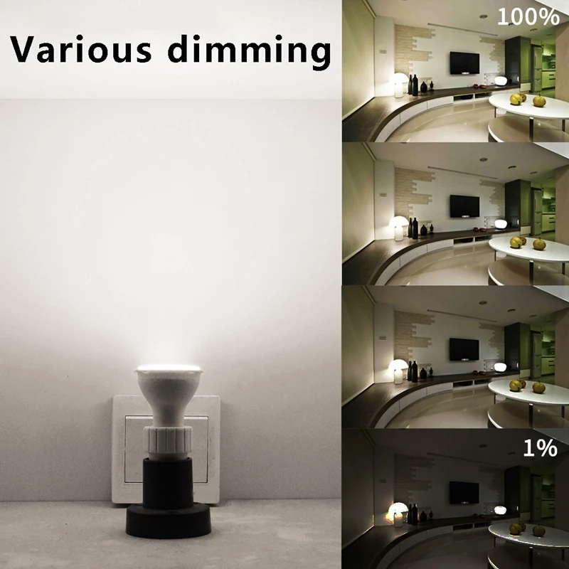 

GU10 LED Light Bulb RGB Color Changing Lamp Indoor Neon Sign with Controller Lights Lighting Dimmable Spot Light