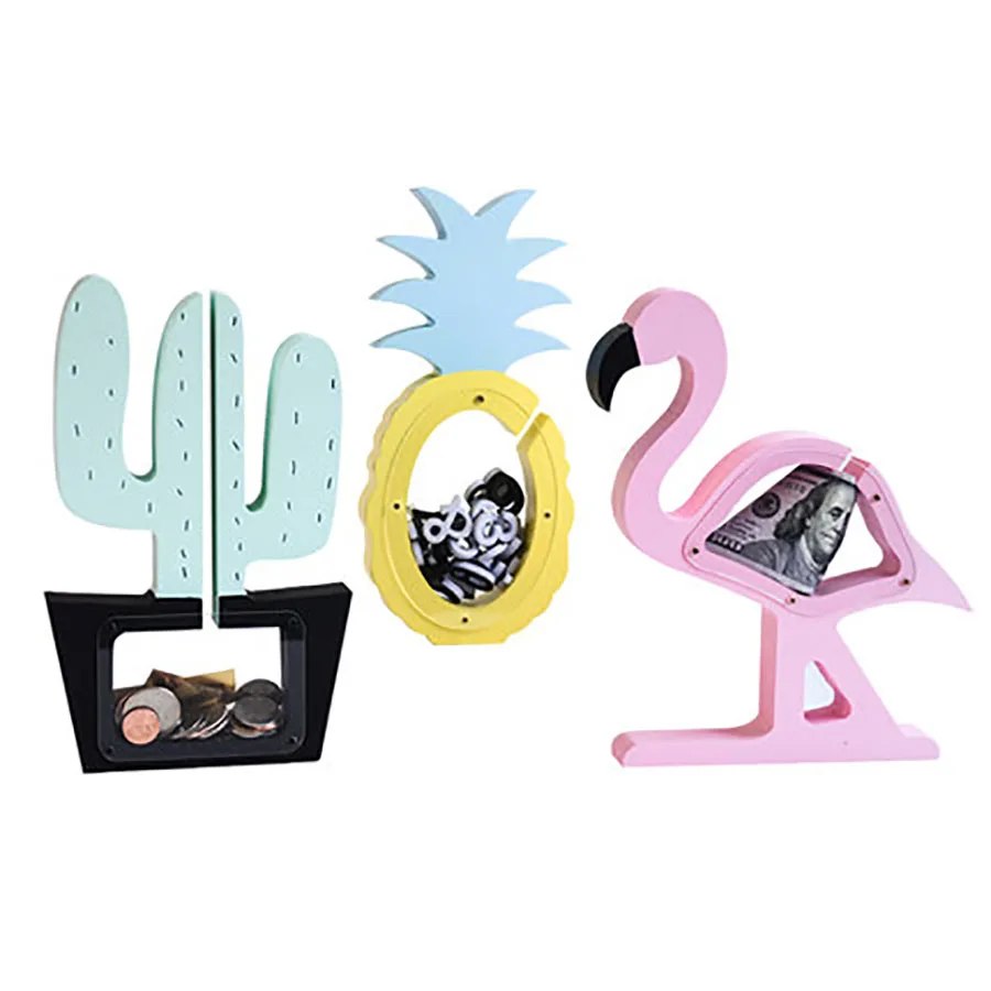 Копилка с мультяшным рисунком сейф цифровой счетчик монет банка для денег