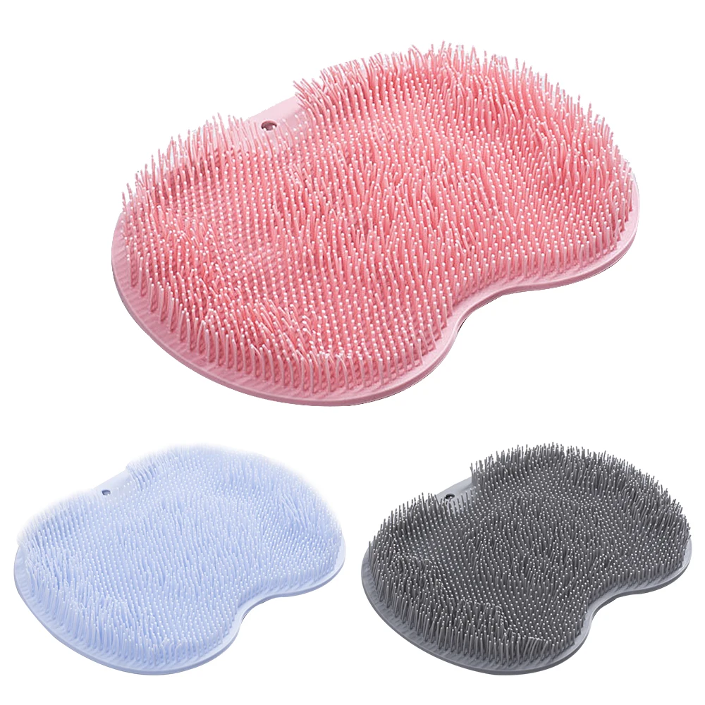 

Silicone Bath Massage Cushion Brush Dry Massage Brush Feet Clean Dead Skin Brush Bath Accessories Shower Foot Brush