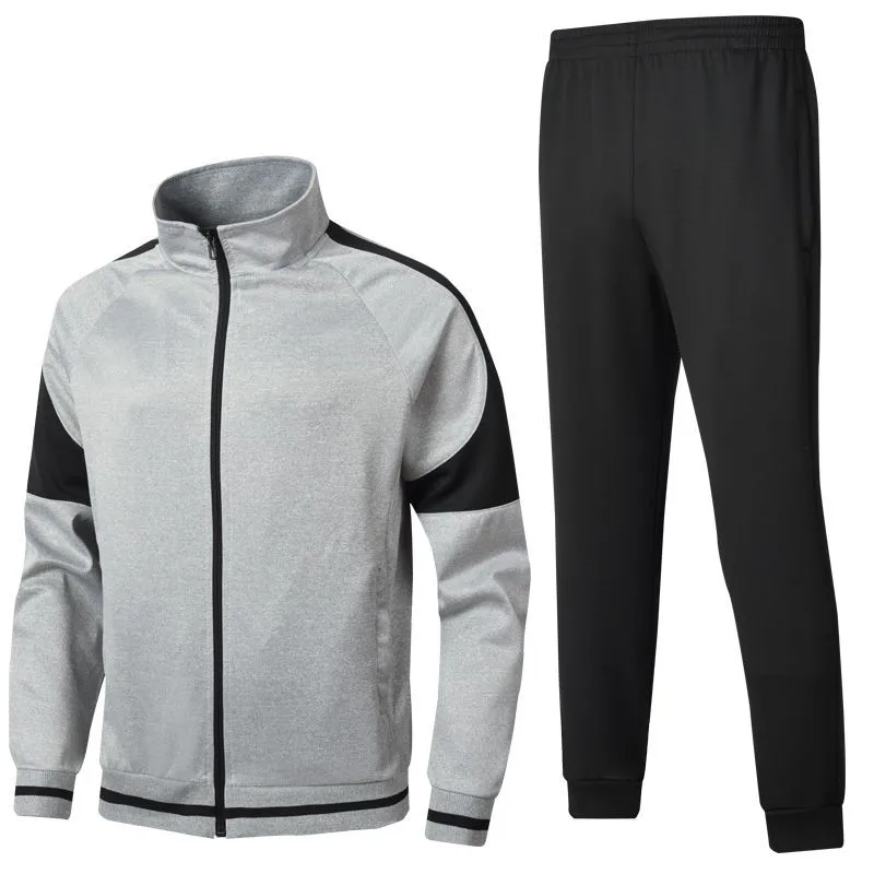 

New Sweat Suits Spring Autumn Men Jacket Sweatpants 2 Piece Joggers Set Male Clothes Patchwork Mens Tracksuits Set Sport Wear