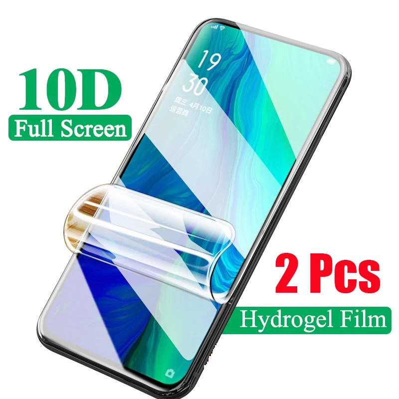 

2-4Pcs Cover Screen Protector For OPPO Realme 8 7 6 Pro Protective Hydrogel Film For Realme 8 Pro SmartPhone Soft Film Not Glass