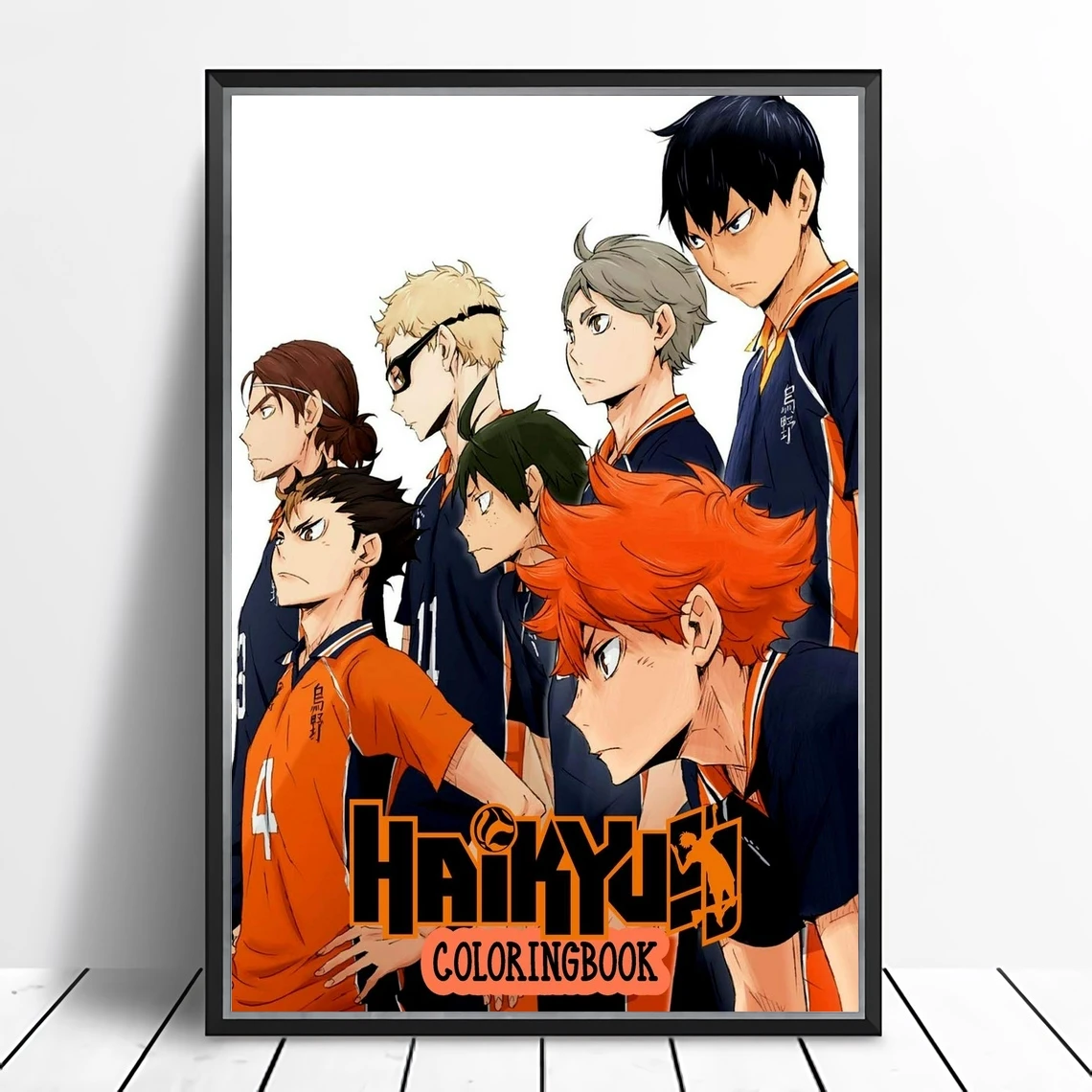 

haikyuu to the top part 2 Anime Poster Canvas Print Custom Movie Poster, Hot New Drama In Japan