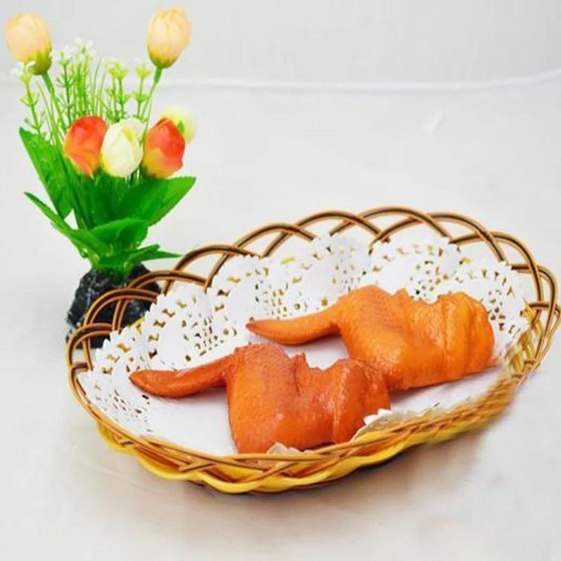 36 шт./компл. (включает 3 размера) Круглая маслопоглощающая бумажная Кружевная