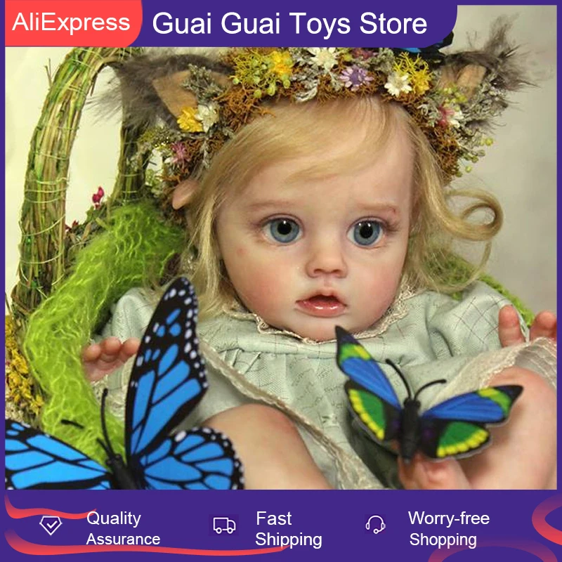 

Brand New Reborn Baby Simulation Doll Cotton Cloth Body Realistic and Soft Infant Baby Early Childhood Education Toy