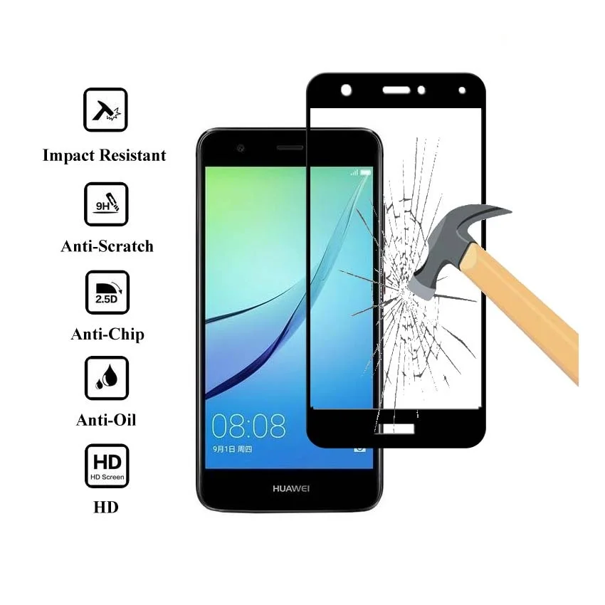 2 шт для huawei Nova стекло полное покрытие закаленное стекло для huawei Nova защита экрана 9H твердое защитное стекло