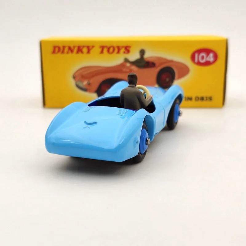 Коллекция голубых литых моделей DeAgostini 1/43 Dinky Toys 104 для Aston Martin DB3S| |