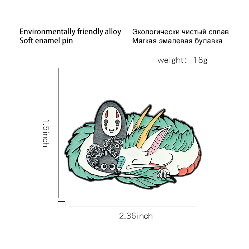 

No Face Man Enamel Pin Faceless Man Lapel Pin Luminous Ghost Brooches Fashion Creative Personality Alloy Metal Jewelry Gifts