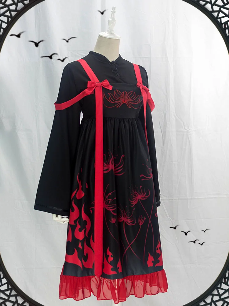 Mo дао ЗУ изображениями мультяшным героев косплей на каждый день Wei Wuxian Hanfu платья