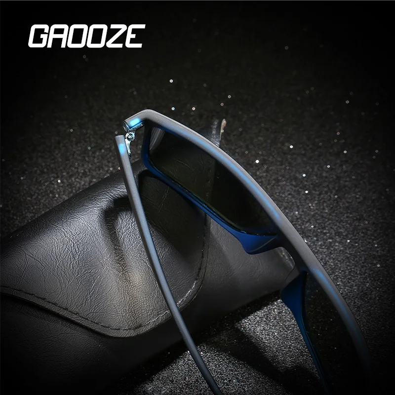 GAOOZE поляризованные солнцезащитные очки для мужчин антибликовые квадратные