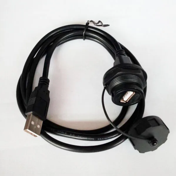 USB 2 0 водонепроницаемый разъем IP67 IP 67 Удлинительный кабель с разъемом USB2.0 1 м 3 фута
