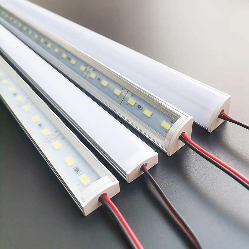 1-28 шт./лот прозрачная Алюминиевая СВЕТОДИОДНАЯ крышка 12 в пост. Тока 5730 SMD 36