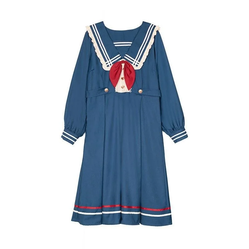 

Hard candy large women's flash girl's new good college dress JK covered meat and thin skirt