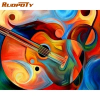 ruopoty 5d diamond embroidery abstract violin diamond painting full drill square diamond mosaic rhinestones pictures