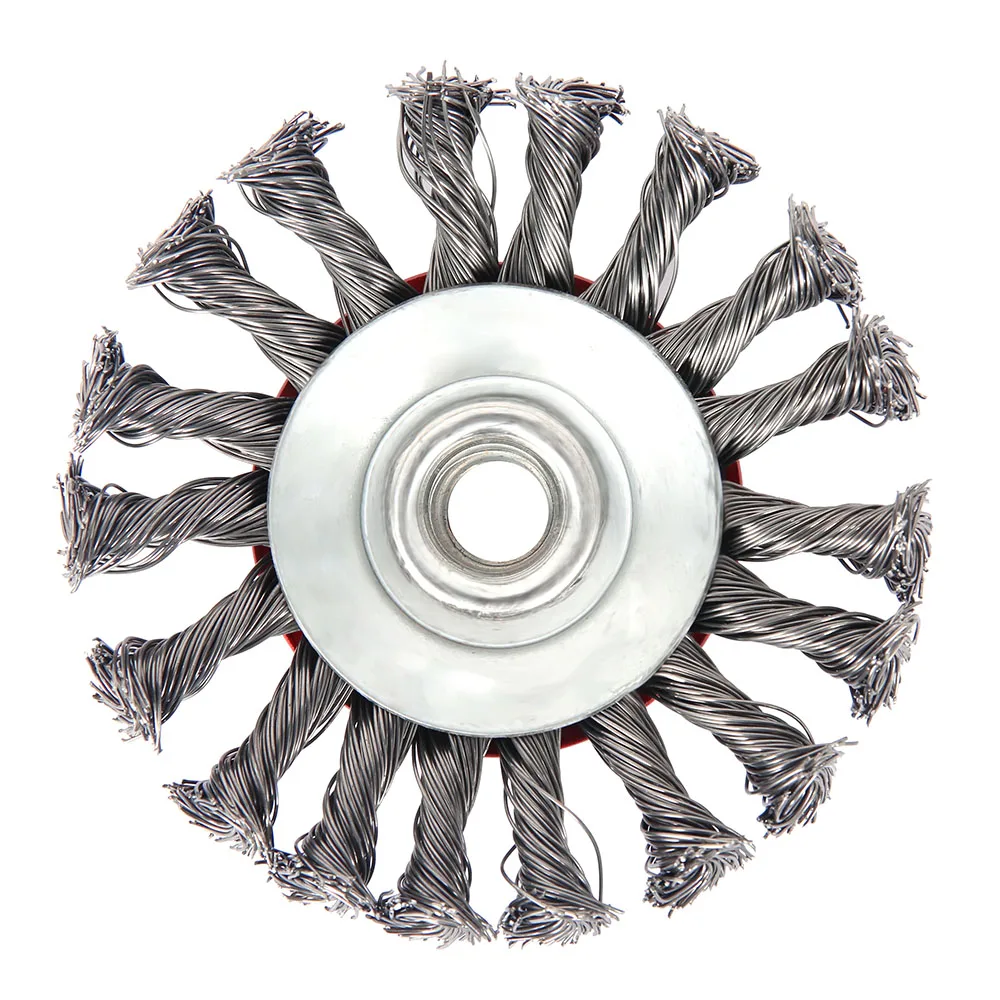 4 шт. ротационный узел плоская чашка проволочная щетка для угловой шлифовальной