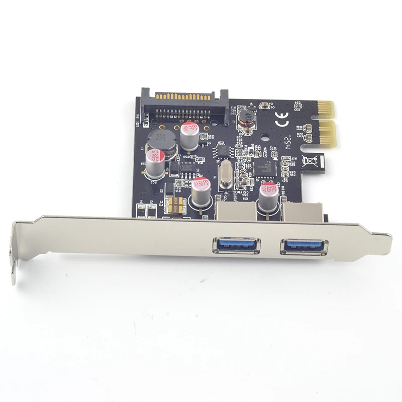 Адаптер USB PCI e на 2 порта 3 0 карта расширения конвертер слотов express чип NEC |