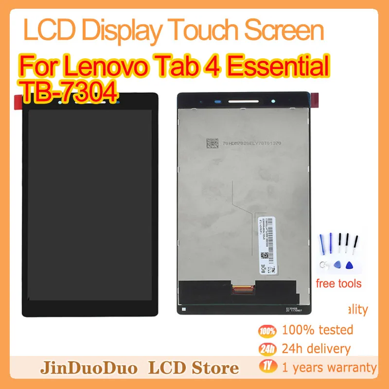 

7.0"Original For Lenovo Tab 4 Essential LCD Display Touch Screen Digitizer For Lenovo TB-7304 TB-7304X 7304F Tab-7304F TB-7304i