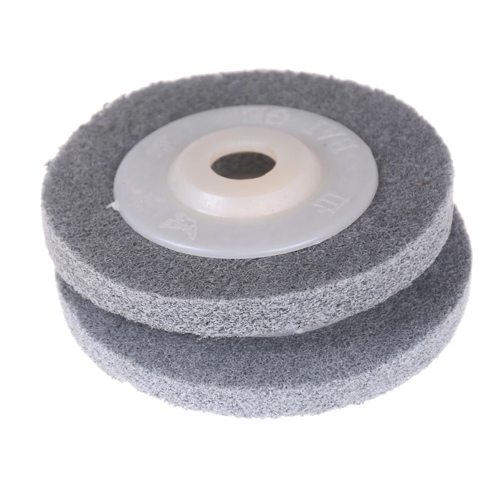 

new Disc 240 Grit 9P Nylon Fiber Polishing Wheel Buffing Pad Grinding Abrasive Tools 100mm