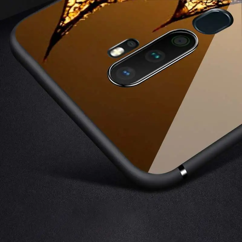 

Forest scenery for OPPO Reno 2 Z 2Z 2F 3 4 Pro 5G F7 A5 A9 2020 Super Bright Black Phone Case Soft Cover Shell