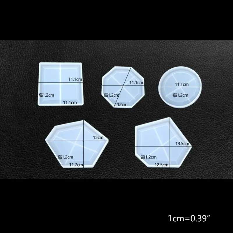 

DIY Crystal Epoxy Resin Irregular Geometry Coaster Mold F3MF