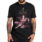 Alcest футболка альбом Кодама Романтическая футболка черного цвета с металлической до колена с резинкой и принтом с надписью Топы Homme Мягкая Повседневная обувь Европейский Размеры 100% хлопковая футболка