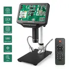 Andonstar AD407 микроскоп 270X с 4MP UHD 7-дюймовый ЖК-экран регулируемые USB видео микроскопы для ремонта телефона вилка EUUS