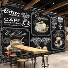 Пользовательские 3D фотообои Европейский стиль ретро ручная роспись Доска Кофе Ресторан Кафе Декор обои живопись