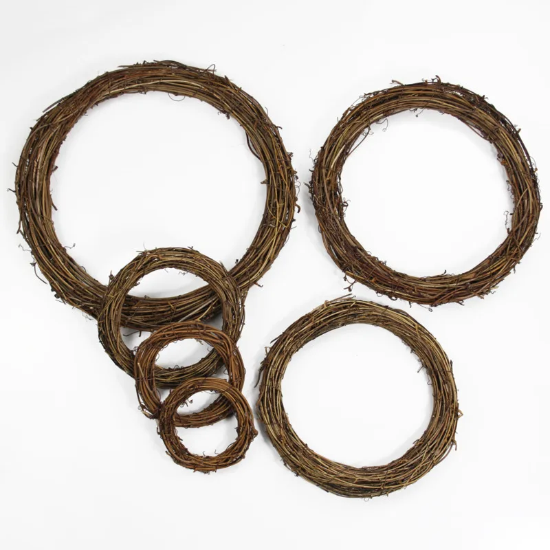 Рождественский венок сделай сам искусственный цветок из ротанга маленькая