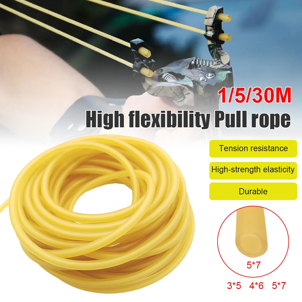 

1/5/30M Natural Latex Rubber Tube Surgical Band for Home Hospitals Slingshot Fitness Hunting Accessories