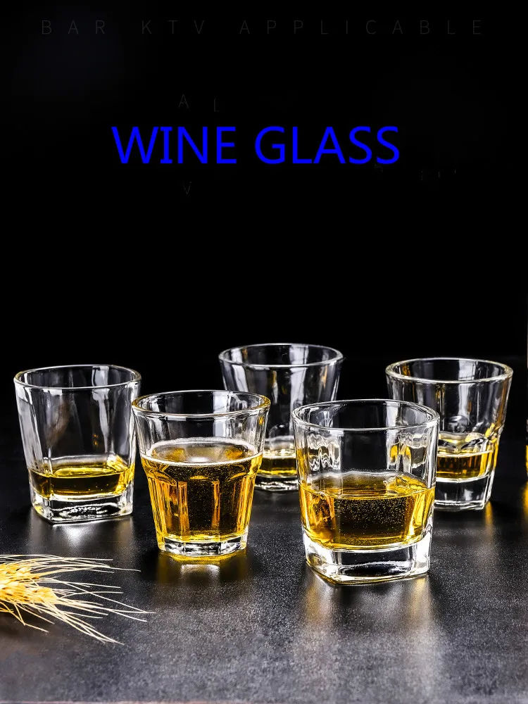 Бокал для вина утолщенное закаленное стекло чашка бар KTV прозрачная анти осенняя