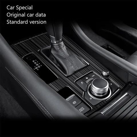 Аксессуары для Mazda 6 Atenza 2019 2020 коробка переключения передач автомобиля + панель переключателя оконного стекла, наклейка, отделка, полоса, украшение, Стайлинг