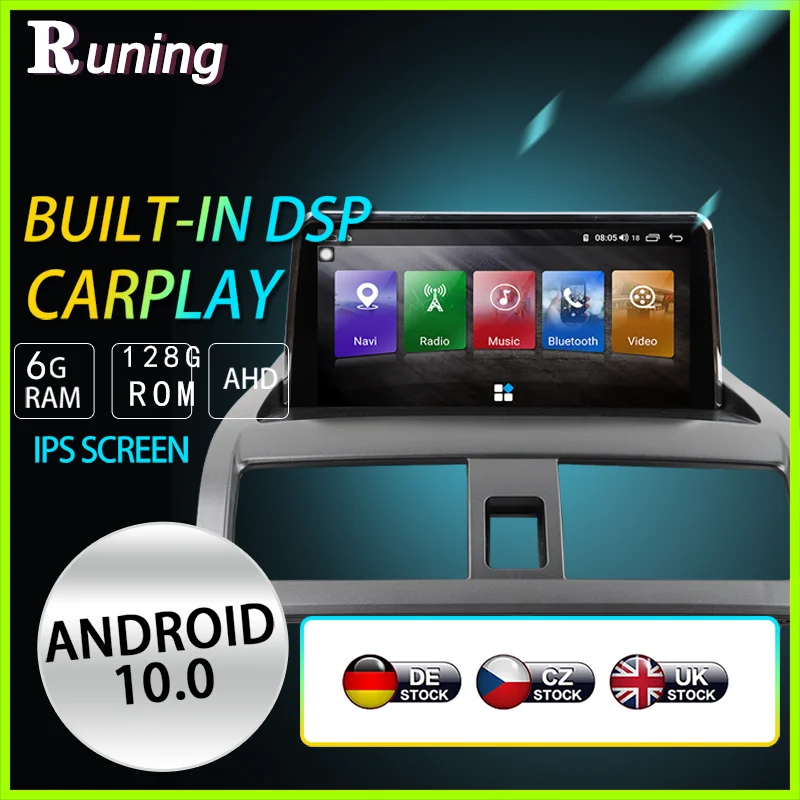 128G Android 10 для Honda Accord 7 Diesel 2003 2004 2005 2006 2007 автомобильный мультимедийный плеер Радио
