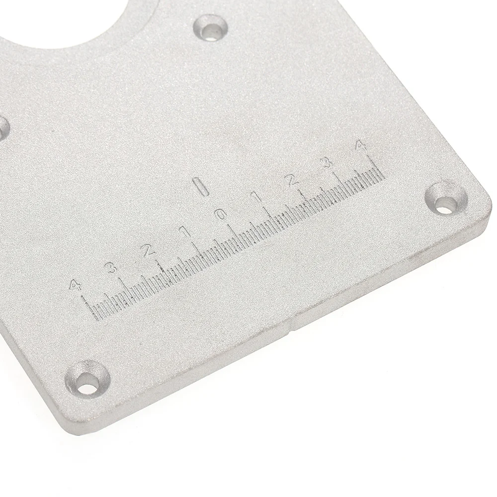 Алюминиевая пластина для фрезерного стола 700C вставная + 4 кольца винты столешниц