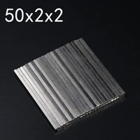 25102050pcs 50x2x2 neodymium magnet 50mm x 2mm x 2mm n35 ndfeb block super powerful strong permanent magnetic imanes
