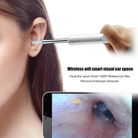smart 1080p wifi electric visual ear sticks endoscope 300w high precision earpick mini camera otoscope health care ear cleaner