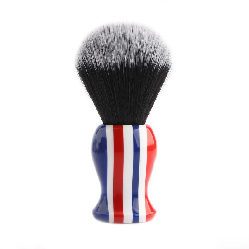 Shaving Brush For Men Resin Handle Synthetic Hair Shaving Brush Flag Pattern