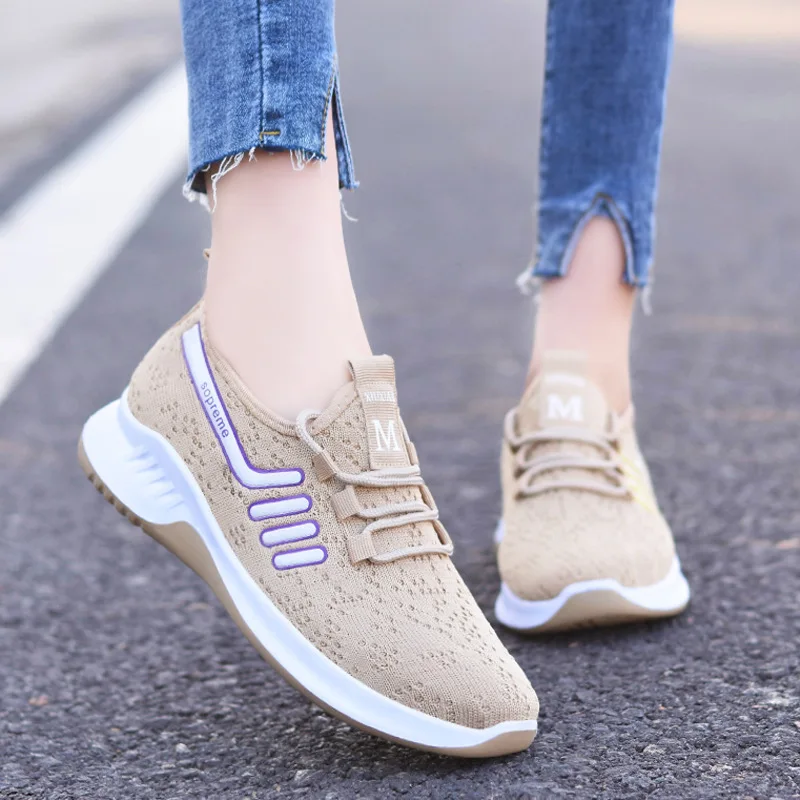 Женские кроссовки для бега повседневные дышащие из сетчатого материала