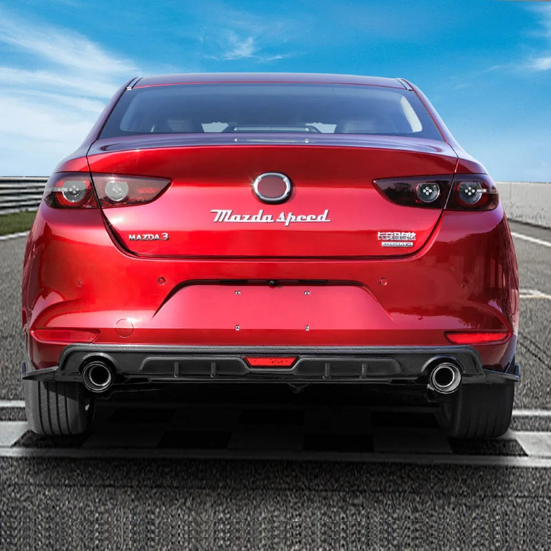 

Rear spoiler bumper Rear lip protective cover Apron corner protection cover For Mazda3 AXELA 2020 2021 Car styling accessories