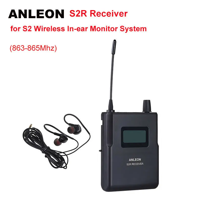 Для ANLEON S2R приемник для стерео вкладыши беспроводная система мониторинга IEM