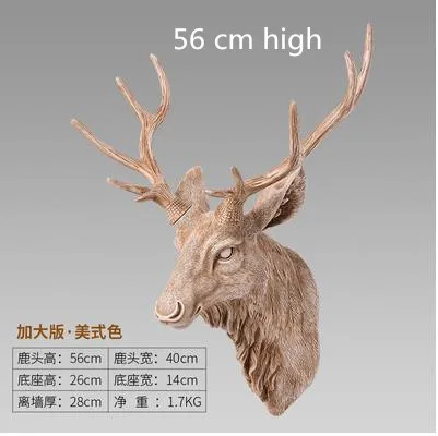 Креативные европейские поделки с головой оленя красивые рождественские