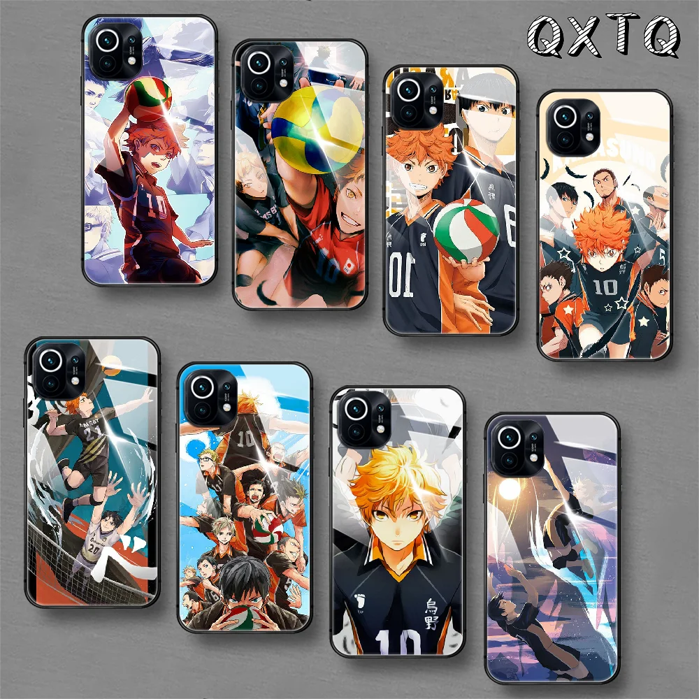 

Haikyuu Hinata Anime Boy Tempered Glass Phone Case For Xiaomi Mi 8 9 10 11 T Max Pro Lite Poco F X 2 3 Nfc Ultra Cover Cell