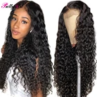 Волнистые человеческие волосы Pretty Girl 4  4 на сетке, парики из перуанских волос с застежкой Реми, предварительно выщипанные натуральные волосы для черных женщин