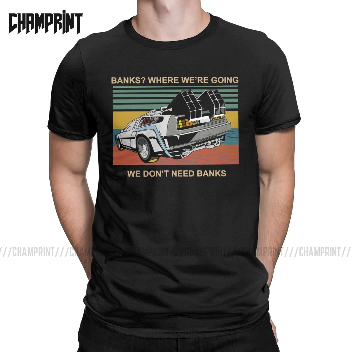 

Футболки из хлопка с изображением Марти Брауна, футболка Future, 4XL 5XL