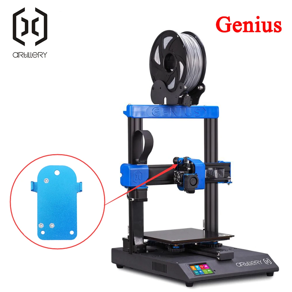artillery 3d printer sidewinder x1 and genius x pulley latest extruder mounting plate free global shipping