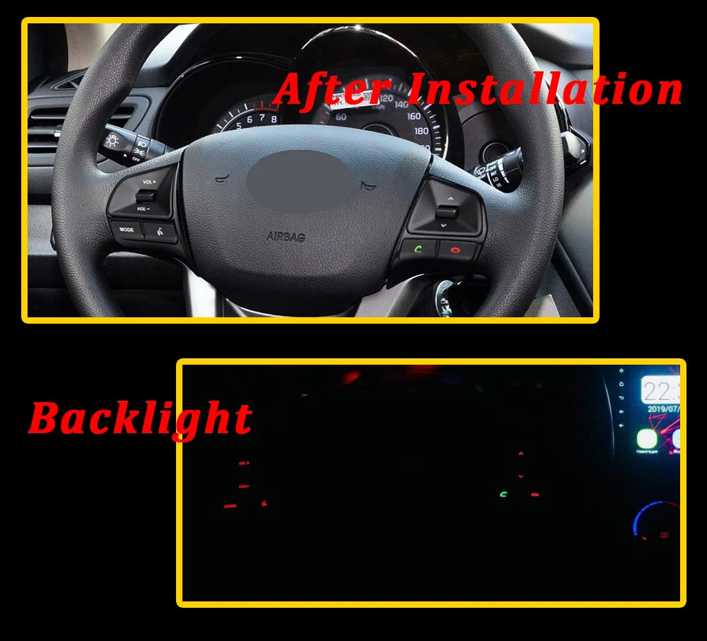 Кнопка рулевого колеса для KIA RIO 2011 2014 лет аудио музыка Bluetooth управление
