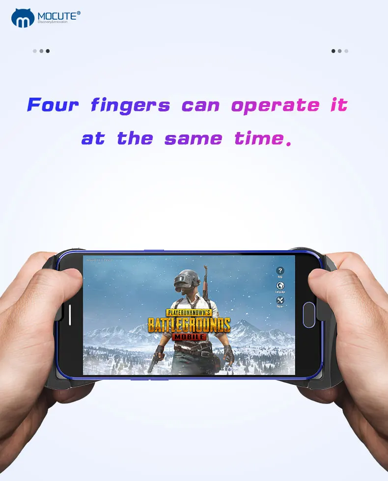 Mocute 057 Pubg Gamepad Controller Wireless Bluetooth Joystick Trigger Game Pad for iphoneX XS 6 /7/8 Android Samart Phone | Электроника